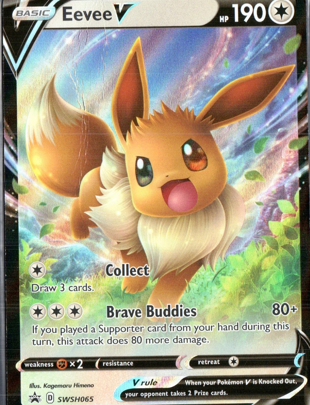 SWSH: Sword & Shield Promo Cards #SWSH065 Eevee V