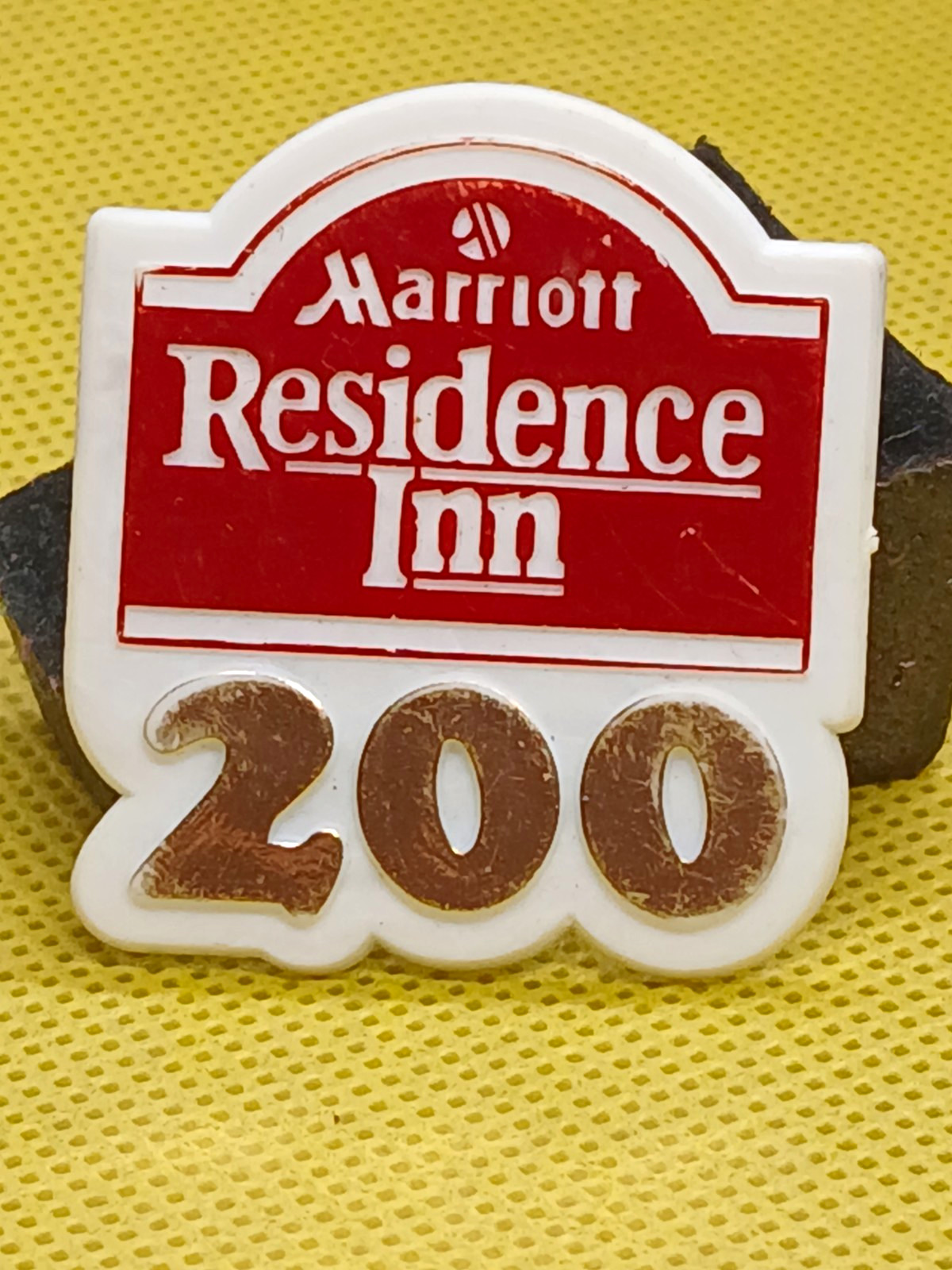 Vintage Marriott Residence Inn 200 Milestone Employee Lapel Pin Hotel