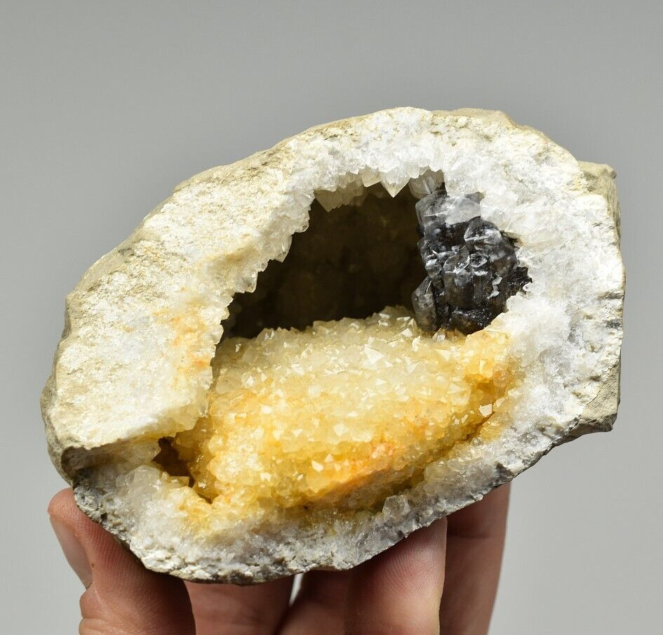 Quartz and Calcite Geode - Clark Co., Missouri