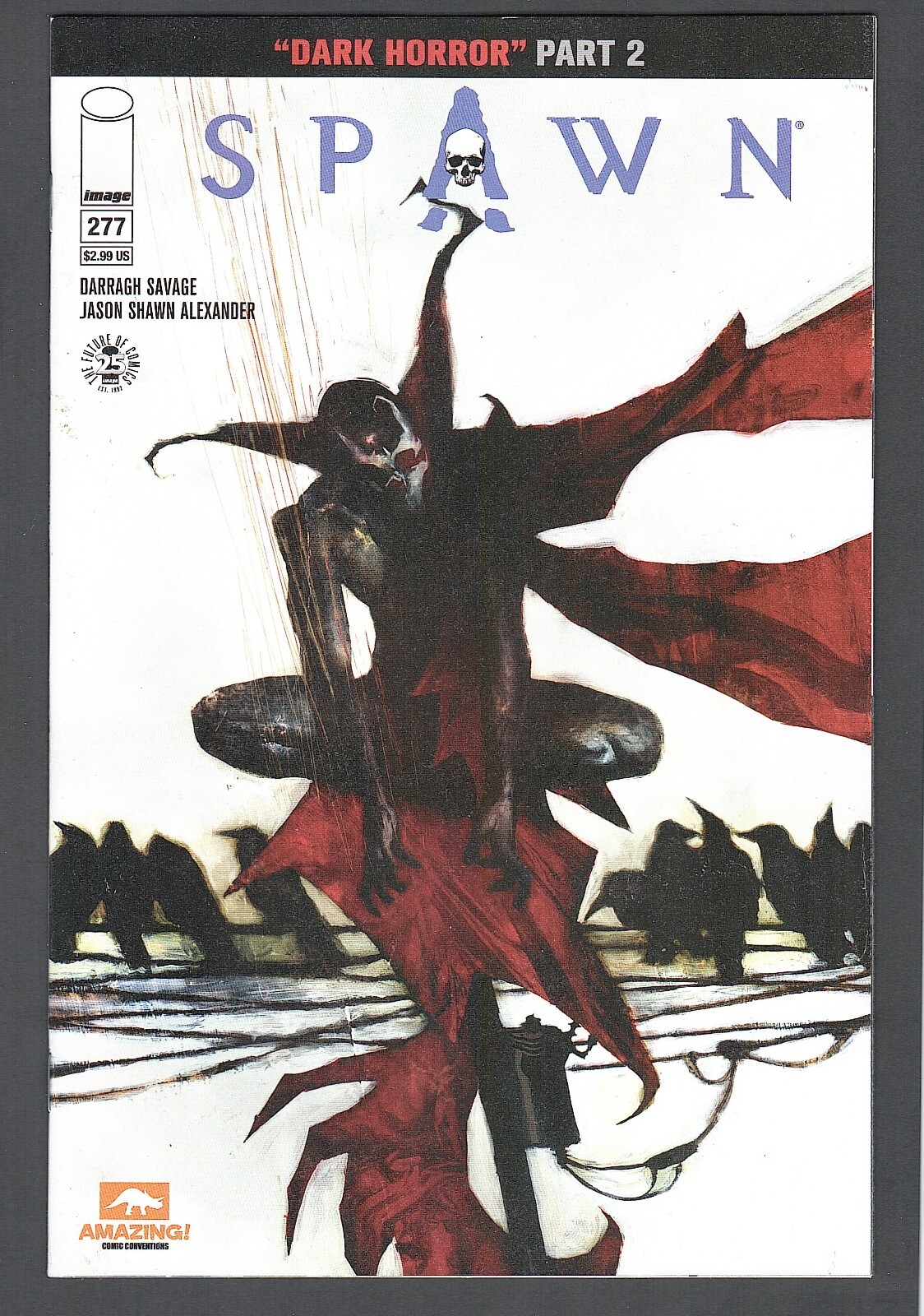 SPAWN #277 AMAZING CON EXCLUSIVE VARIANT TODD MCFARLANE LTD 500 NEAR MINT