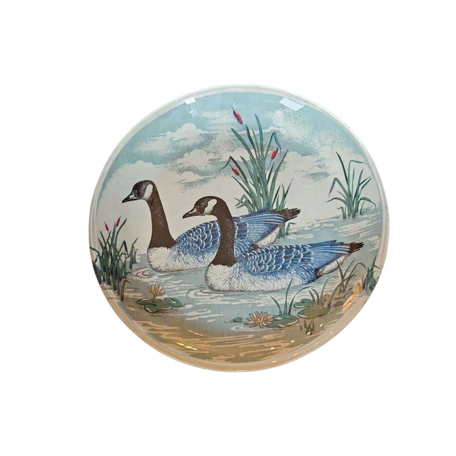 Canadian Geese Decorative Plate, 10in Diameter
