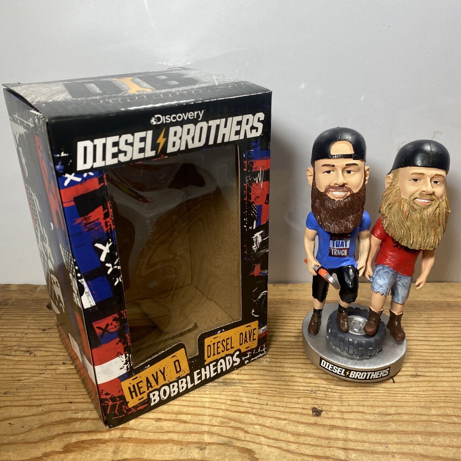 Diesel Brothers Bobblehead Discovery Channel Trick That Truck Limited Ed