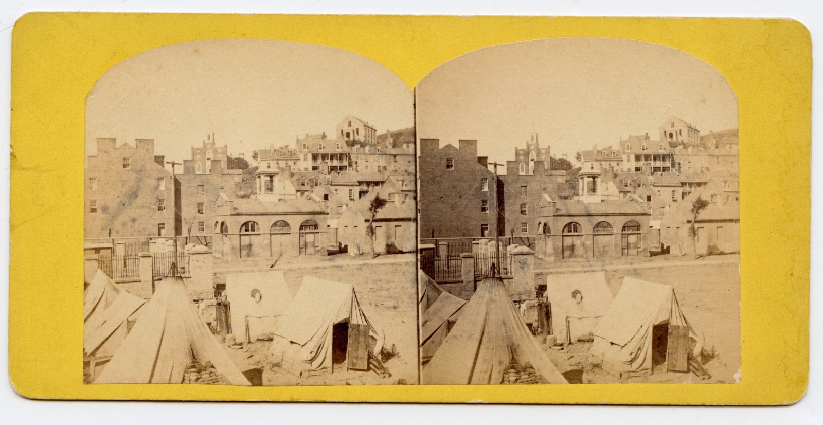 Civil War Stereoview Harper's Ferry Armory, John Brown's Fort, West Virginia