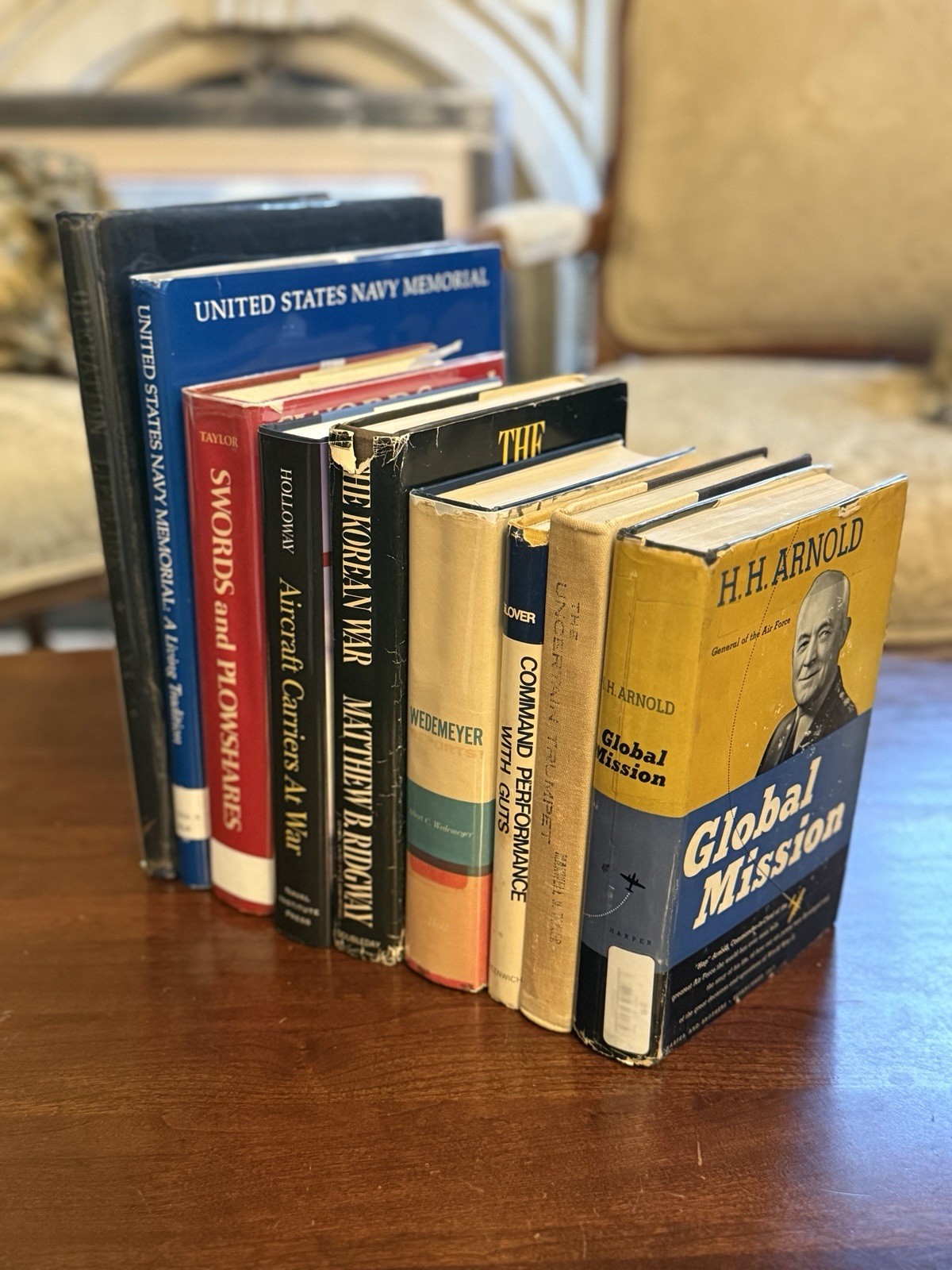 SIGNED US NAVY ADMIRALS NIMITZ BURKE ARMY GENERALS WW2 RIDGWAY TAYLOR SIGNED LOT