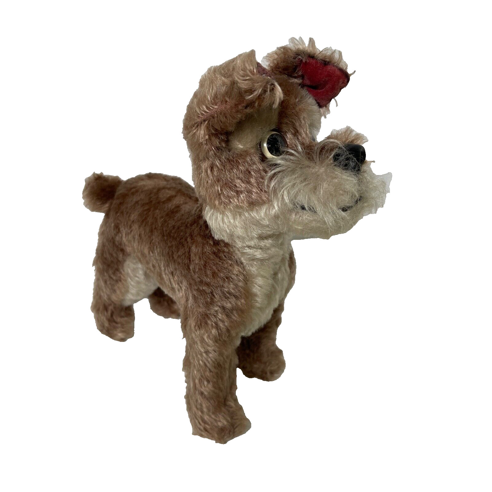 Vintage Schuco Bigo Bello Tramp Plush Disney Dog Mohair German Squeaker Works