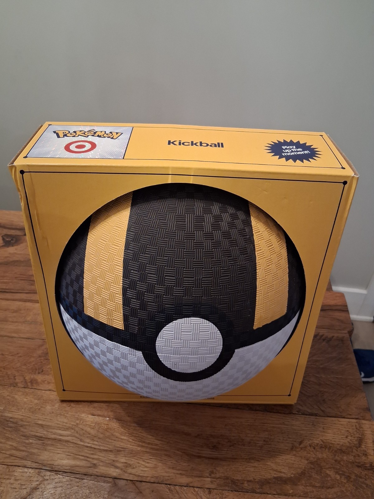 Pokemon X Target 2026 Rare Exclusive Ultra Kickball Pokeball Black & Yellow New