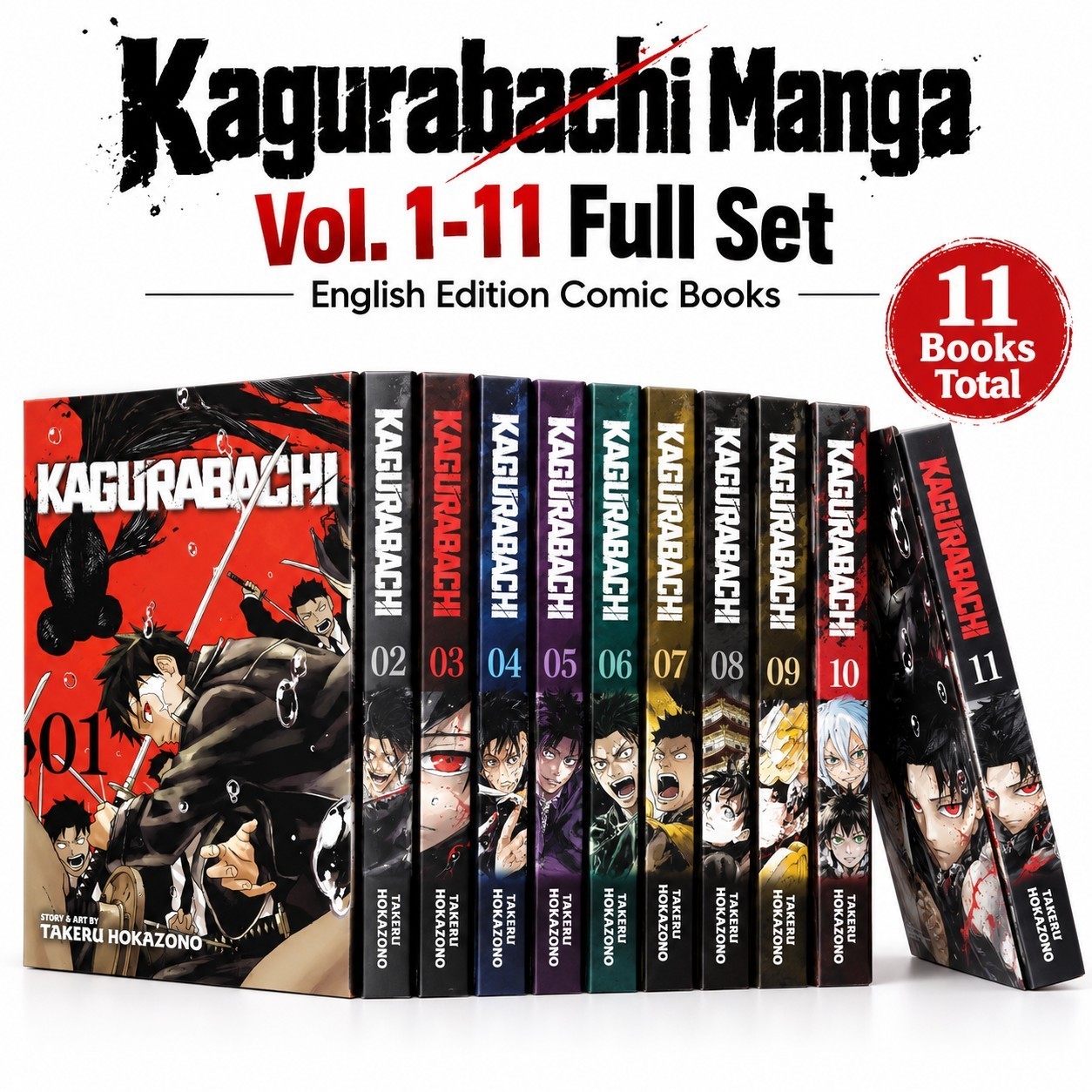 Kagurabachi Volume 1-11 Manga Full Set English Edition Comic by Takeru Hokazono