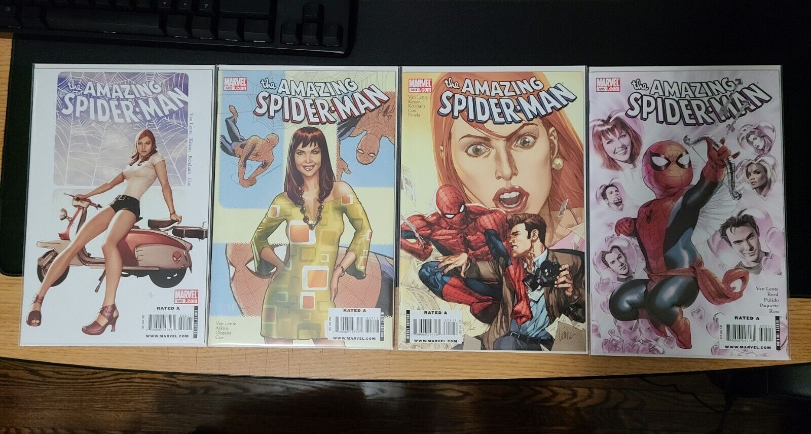 The Amazing Spider-Man Lot # 602, 603, 604, 605 Marvel