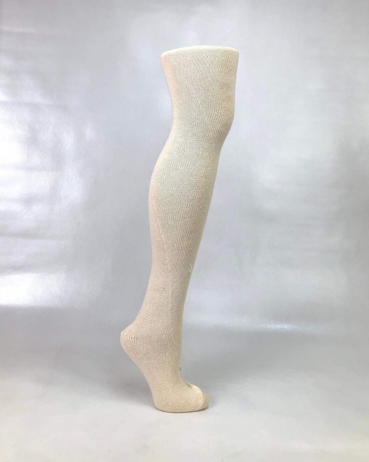 Colonial Heavyweight Cotton Stockings - Cream Color