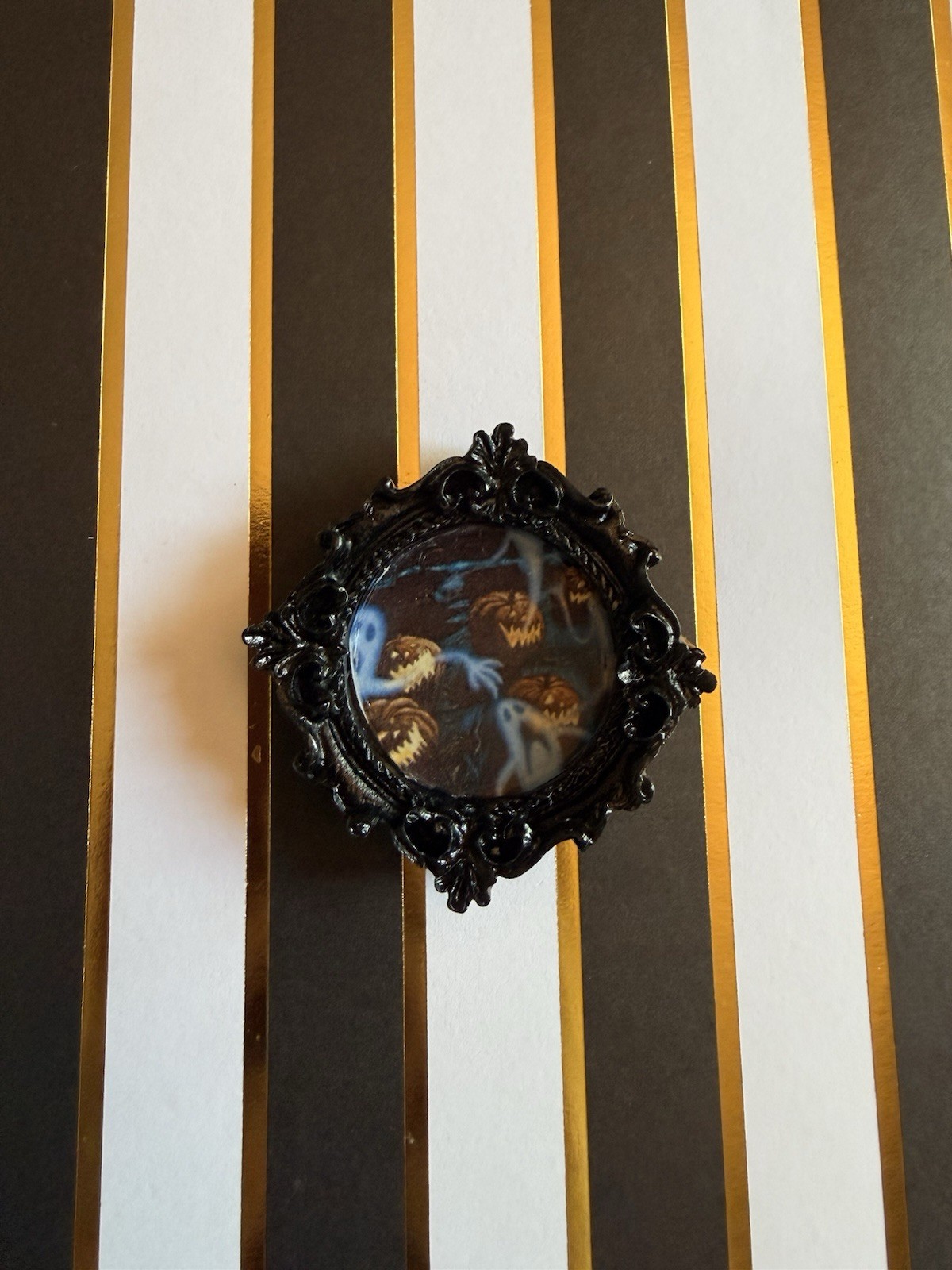 Ornate Upcycled Disney Nightmare Before Christmas Magnet 🎃