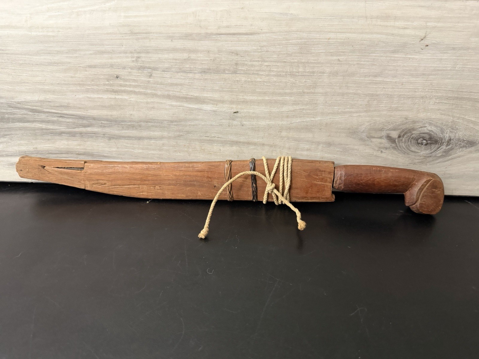 Philippines Filipino Itak Bolo Tagalog Machete Sword Wood Scabbard
