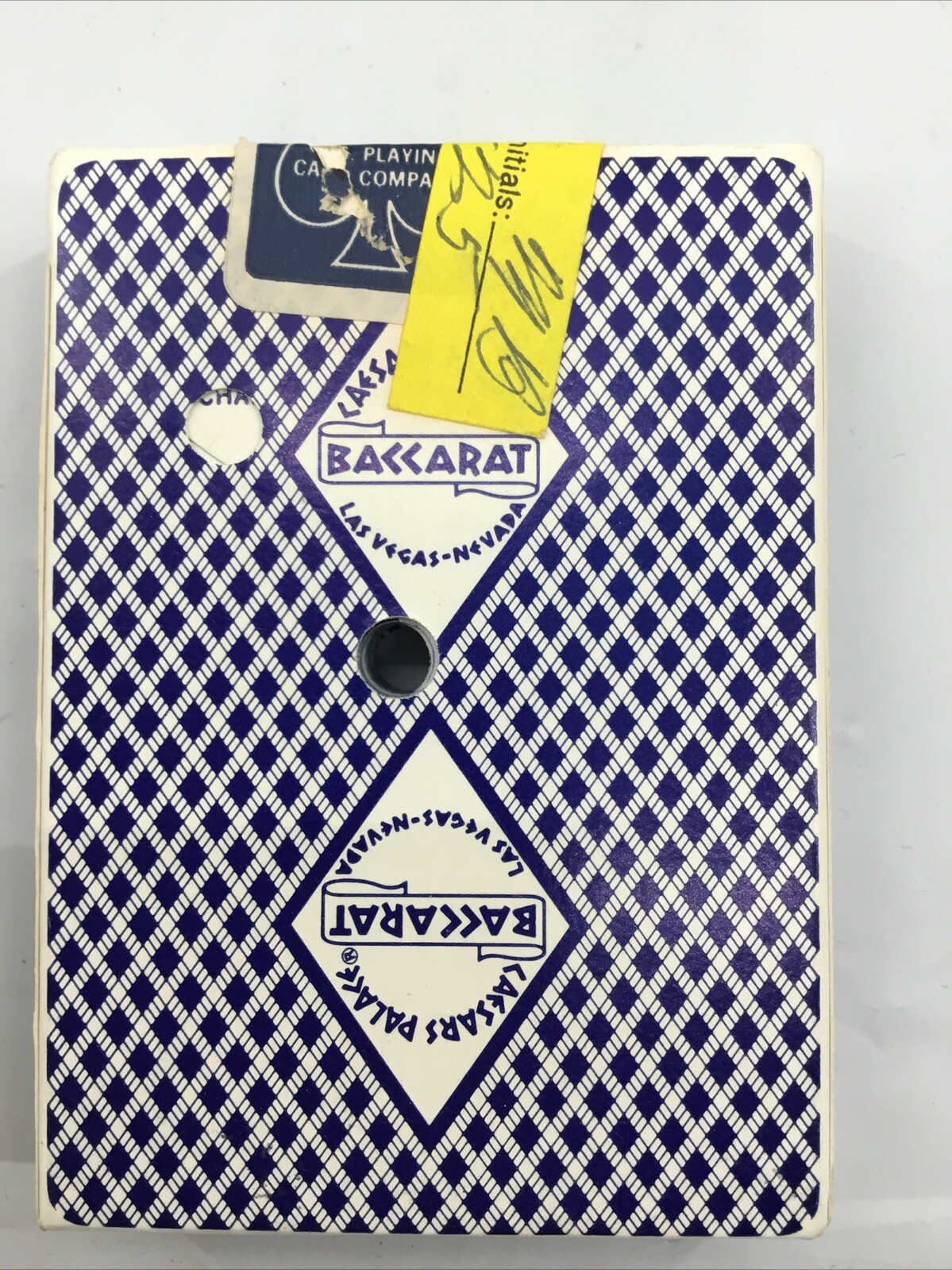 Caesars Palace Baccarat Playing Cards Casino Las Vegas Nevada Sealed Blue Deck