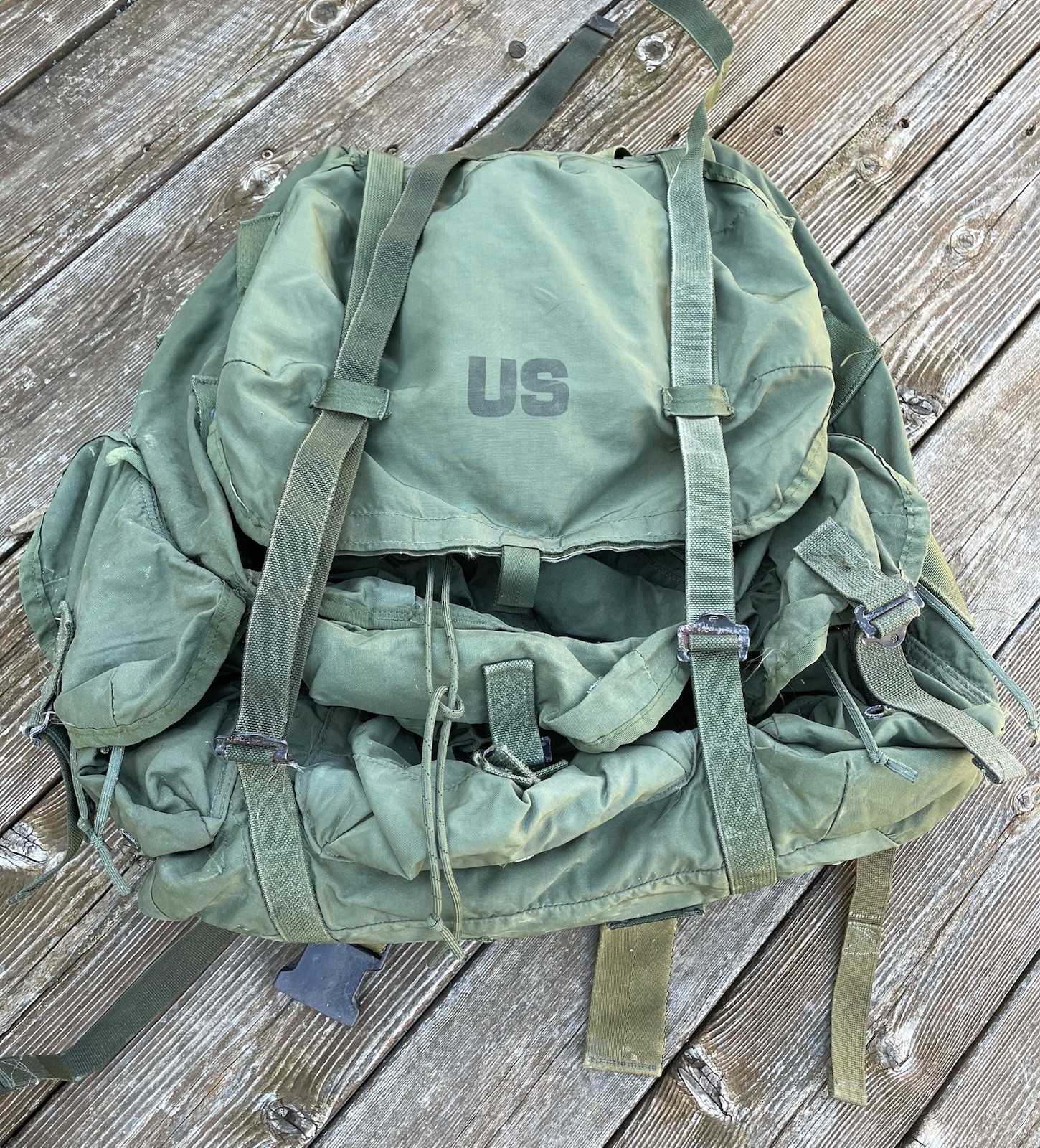 Vintage USGI Military LC-1 Large Combat Field Pack Alice Backpack with Frame