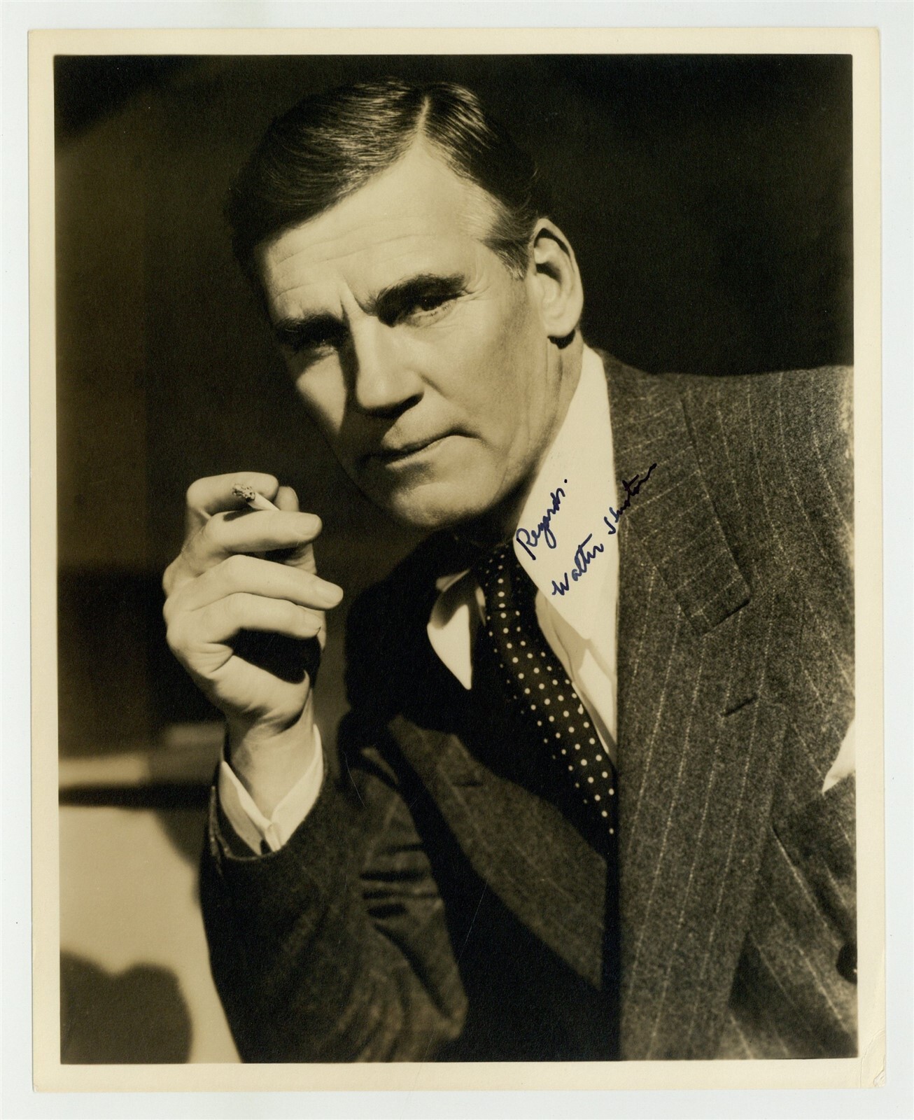 Walter Huston 1947 Signed 8x10 Canadian Actor Academy Award Winner Singer Photo Walter Huston 1947 Signed 8x10 Canadian Actor Academy Award Winner Singer Photo
