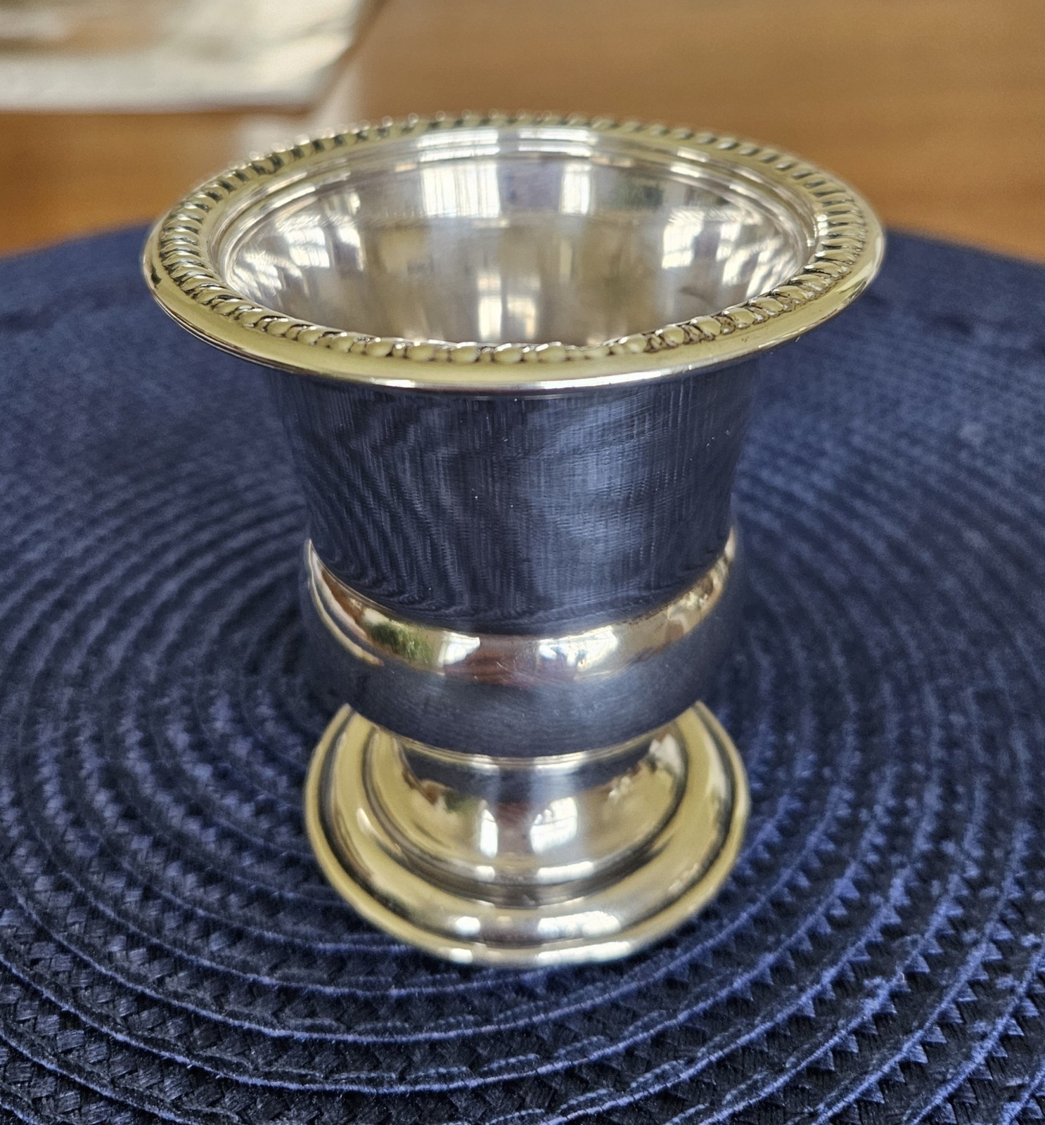 National Sterling Silver Toothpick Holder Urn Dish NON Weighted 30g