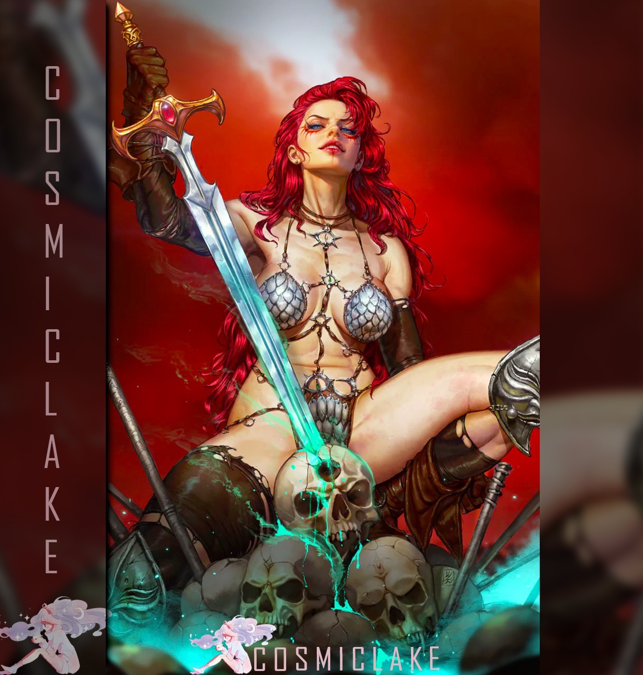 Altered States: Warlords #1 Eom Heroescon Red Sonja Virgin Variant Presale 6/26☪