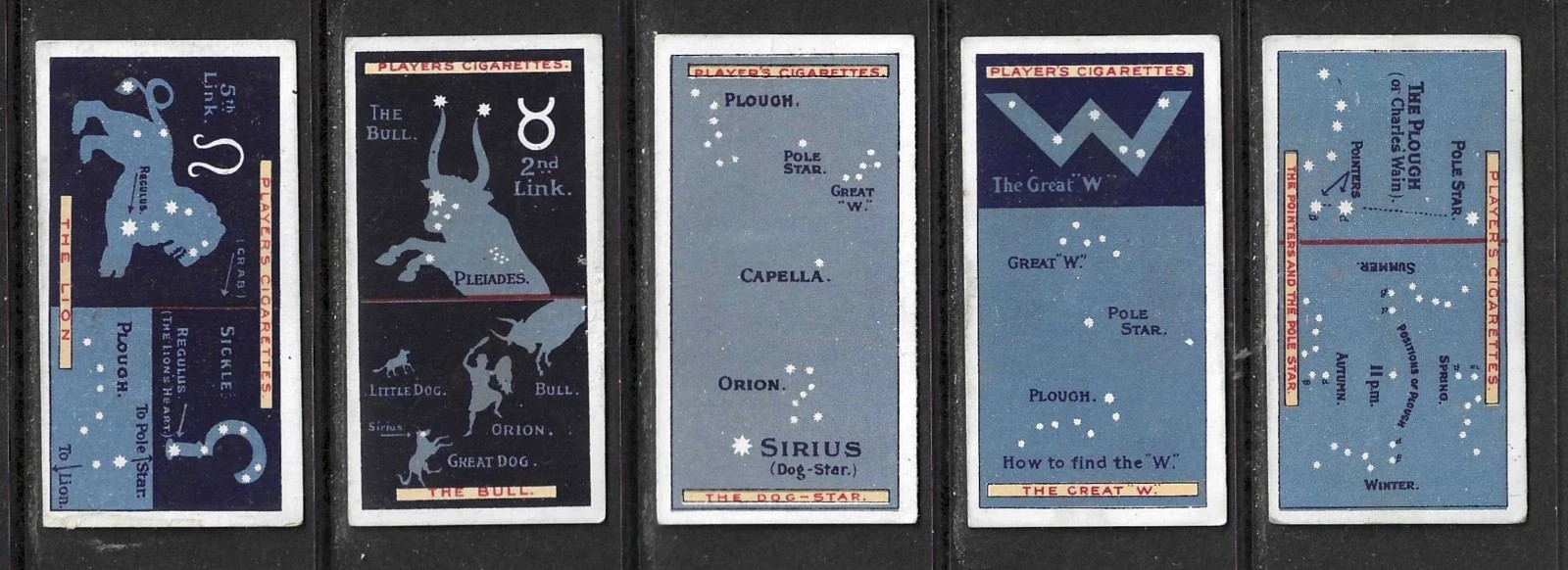 1916 JOHN PLAYER CIGARETTES THOSE PEARLS OF HEAVEN 25 TOBACCO CARD SET