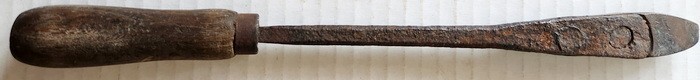 Very Small and Early Antique Copper Tip Soldering Iron my No. 2, Blacksmith Made Very Small and Early Antique Copper Tip Soldering Iron my No. 2, Blacksmith Made