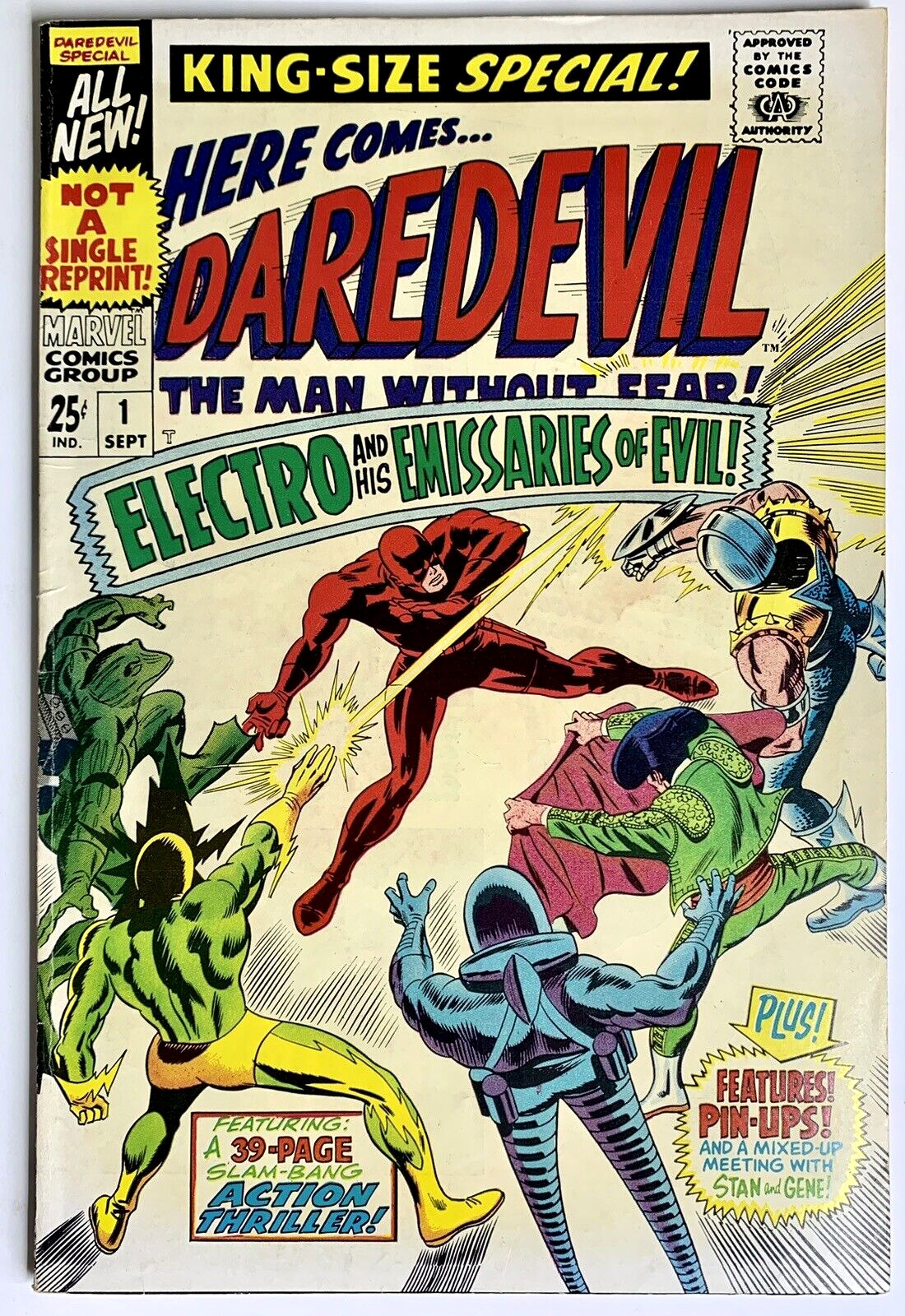 Daredevil Annual # 1 1967 Marvel KEY 1st app Emissaries of Evil Lee MCU COMPLETE