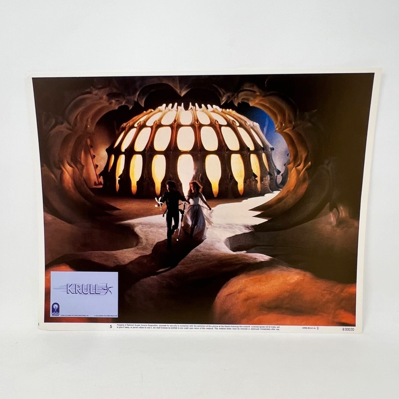 1983 Krull Original Vintgage  Lobby Card Movie Poster No.5