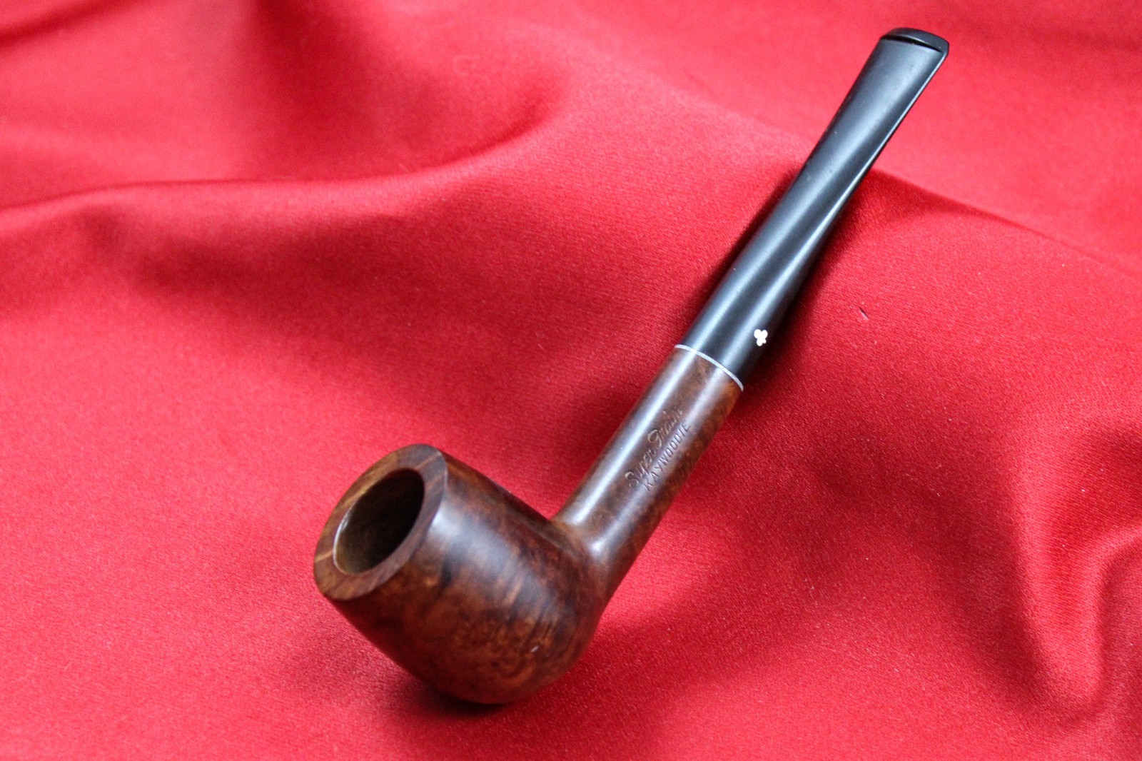 Unsmoked 1930\'s Kaywoodie Super Grain 5122 Billard Tobacco Pipe 4-Hole Stinger