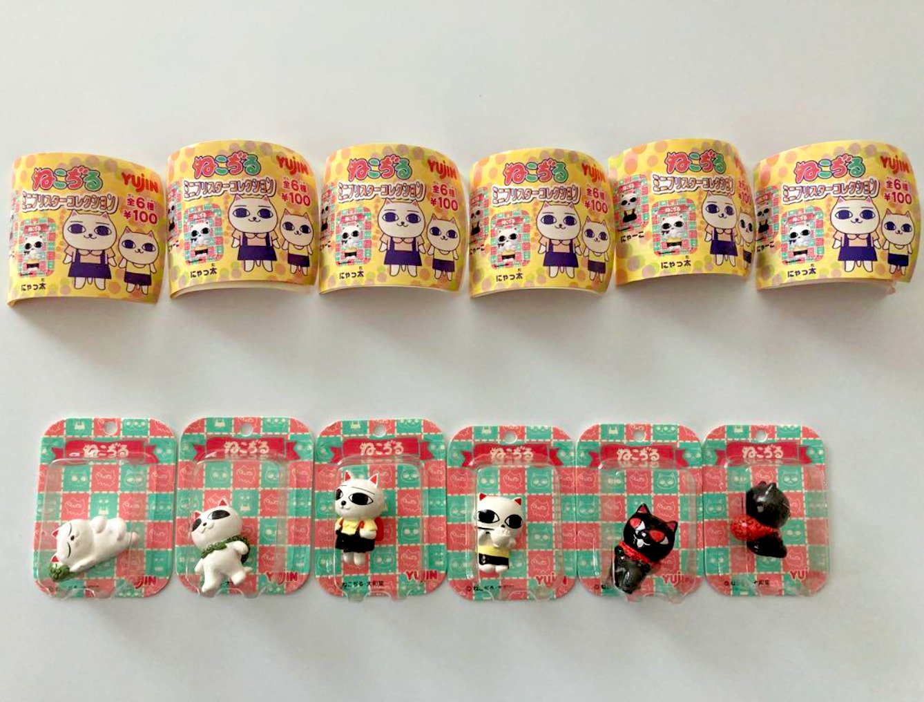 Nekojiru Nyaako Nyatta Mini Blister Collection Figure Complete set of 6 types