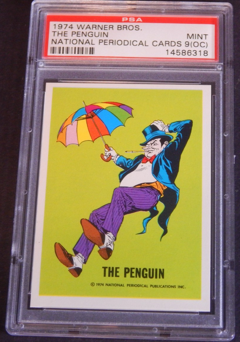 Vintage 1974 WARNER BROS Wonder Bread DC NATIONAL PERIODICAL Penguin PSA 9 OC