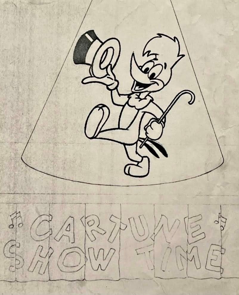 Original 1959 Woody Woodpecker Concept Art Original 1959 Woody Woodpecker Concept Art