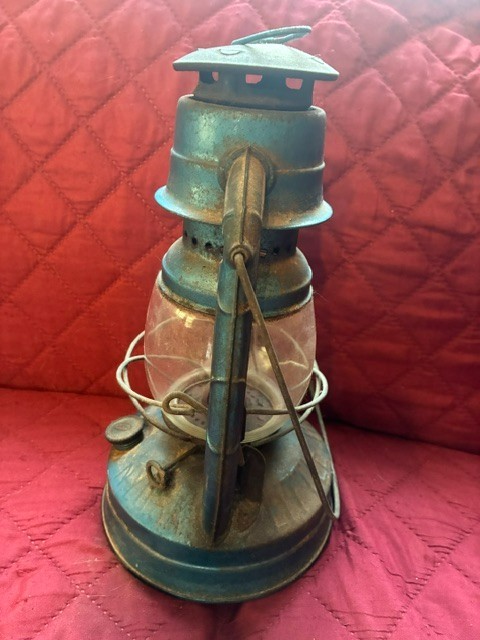 Vintage Blue Little Wizard Lantern Vintage Blue Little Wizard Lantern
