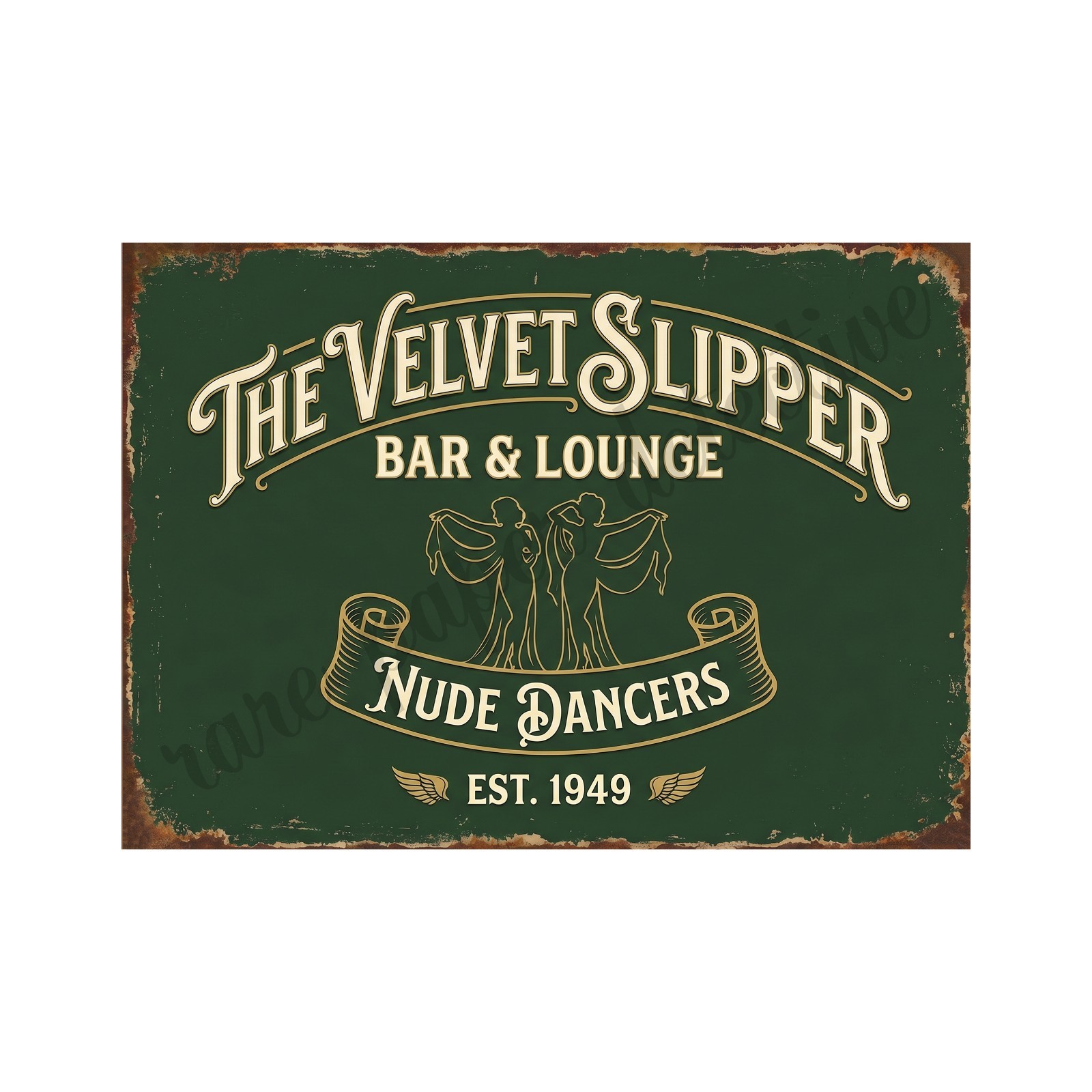 Vintage Advertising Sign Print Bar & Lounge Retro 1940s, 5\ Vintage Advertising Sign Print Bar & Lounge Retro 1940s, 5\