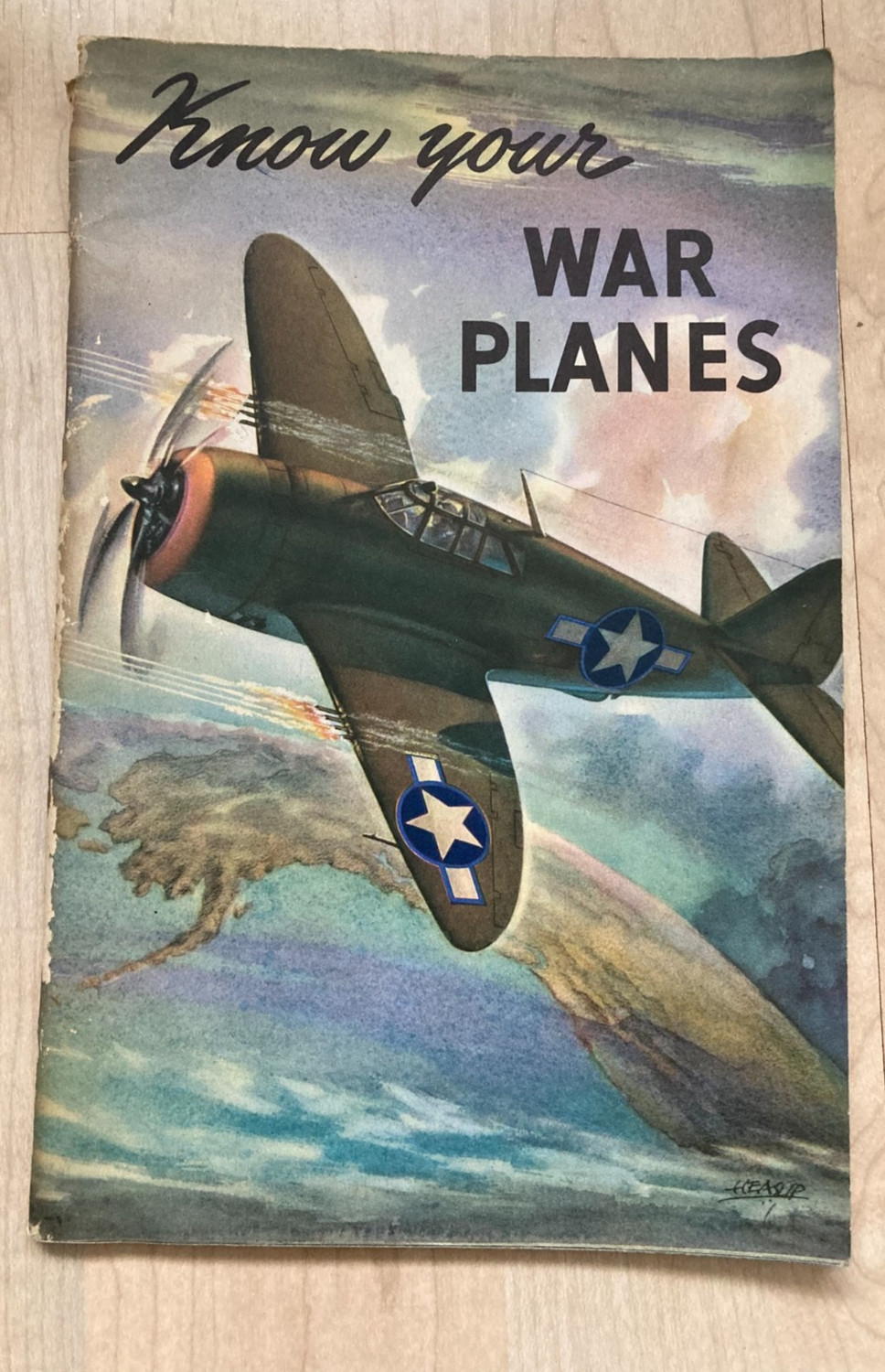 WWII Know Your War Planes Book Copyright 1943 by Coca-Cola, Original