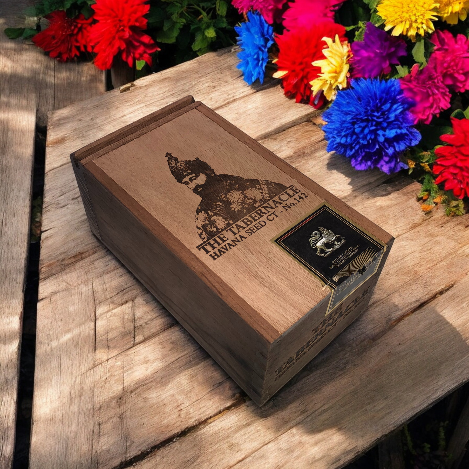 Tabernacle Hav Seed Lancero Empty Wooden Cigar Box 4.5x8.25x3.5
