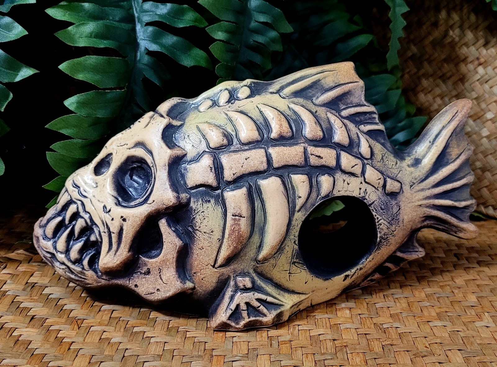 Eekum Bookum Hungry Piranha First Edition Doug Horne Tiki Mug