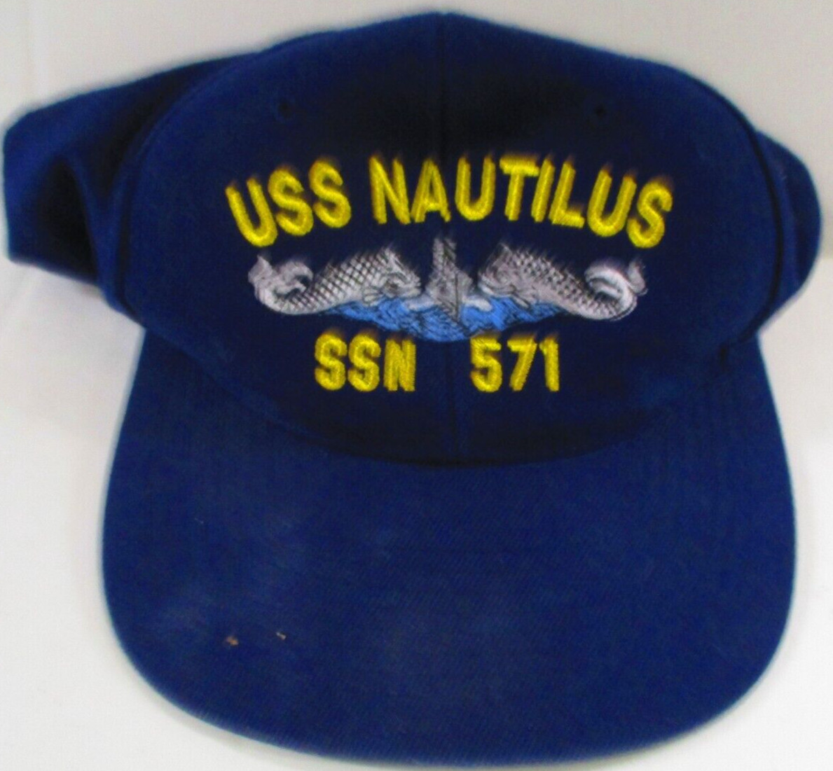 USS Nautilus SSN 571, Navy Blue Ball Cap, Snapback USS Nautilus SSN 571, Navy Blue Ball Cap, Snapback