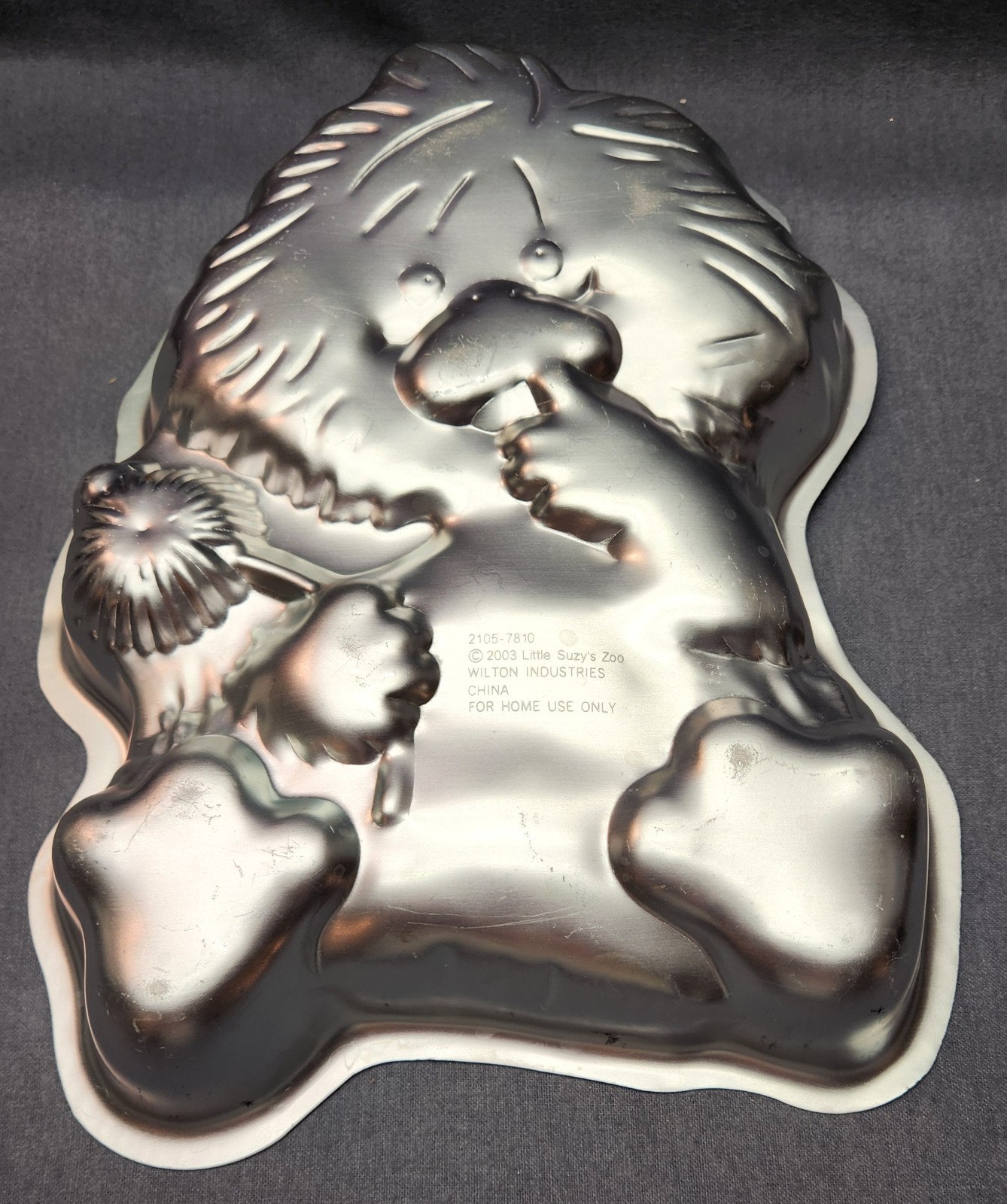 Vintage Wilton Little Suzy\'s Zoo Aluminum Cake Pan Mold Baby Duck Duckling 2003