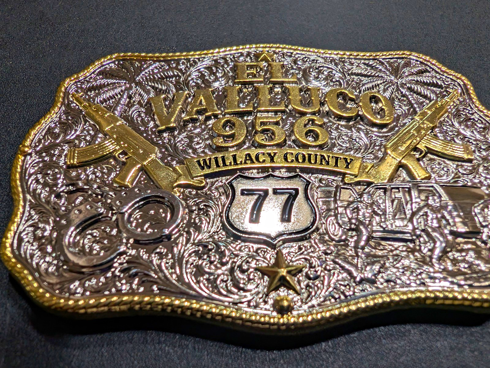 Willacy County Belt Buckle Challenge Coin (4\