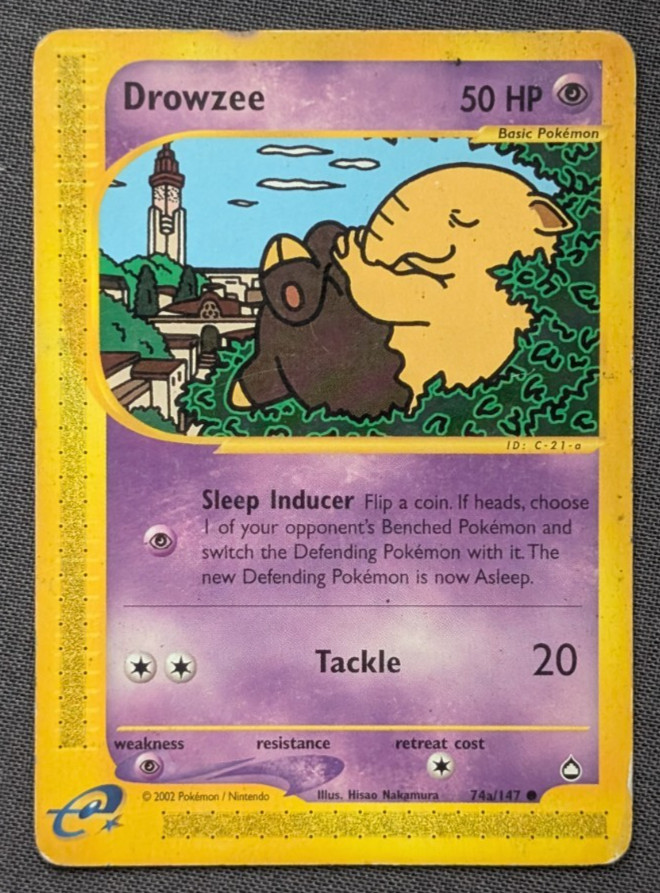 Pokemon TCG | Drowzee 74a/147 | Common | Aquapolis | MP