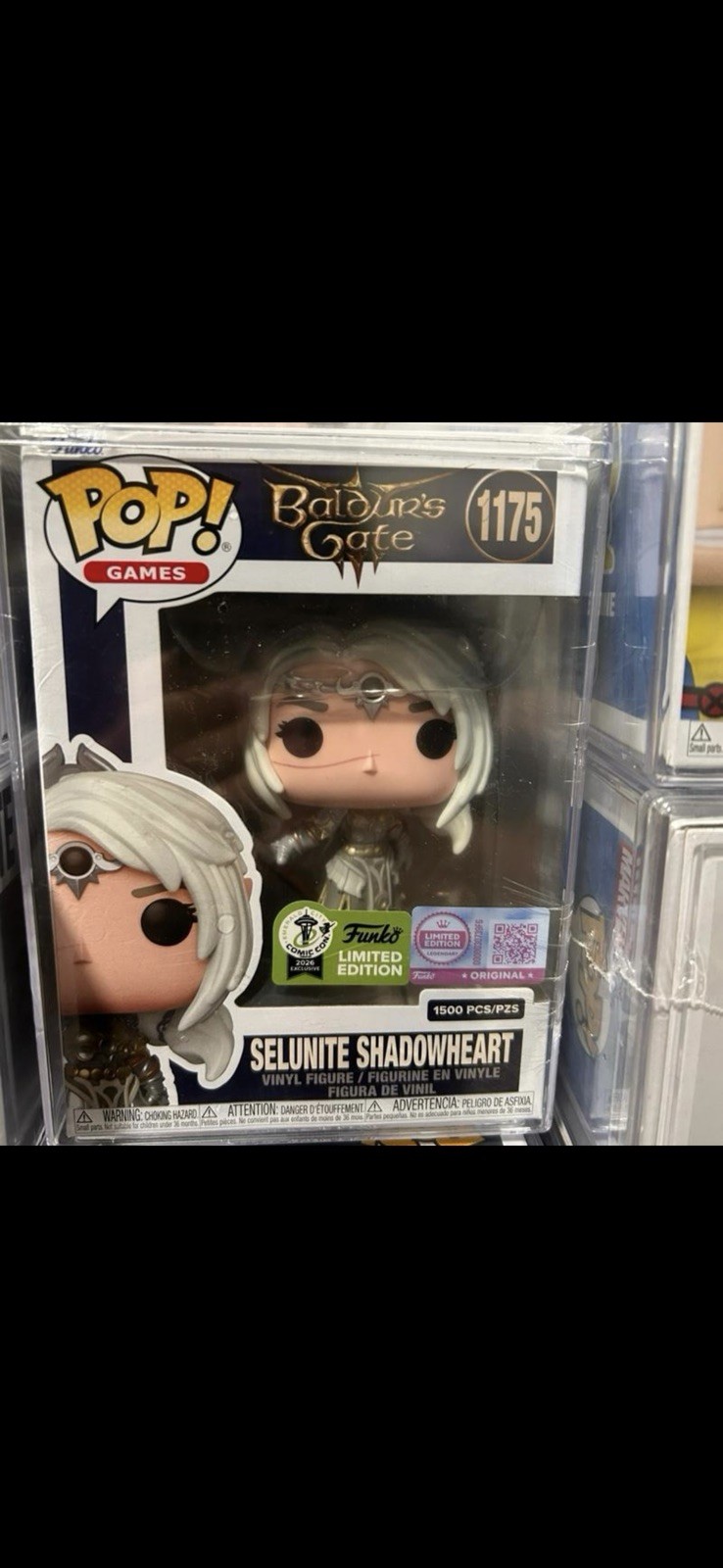 FUNKO POP BALDUR\'S GATE SELUNITE SHADOWHEART ECCC 2026 EXCLUSIVE LE 1500