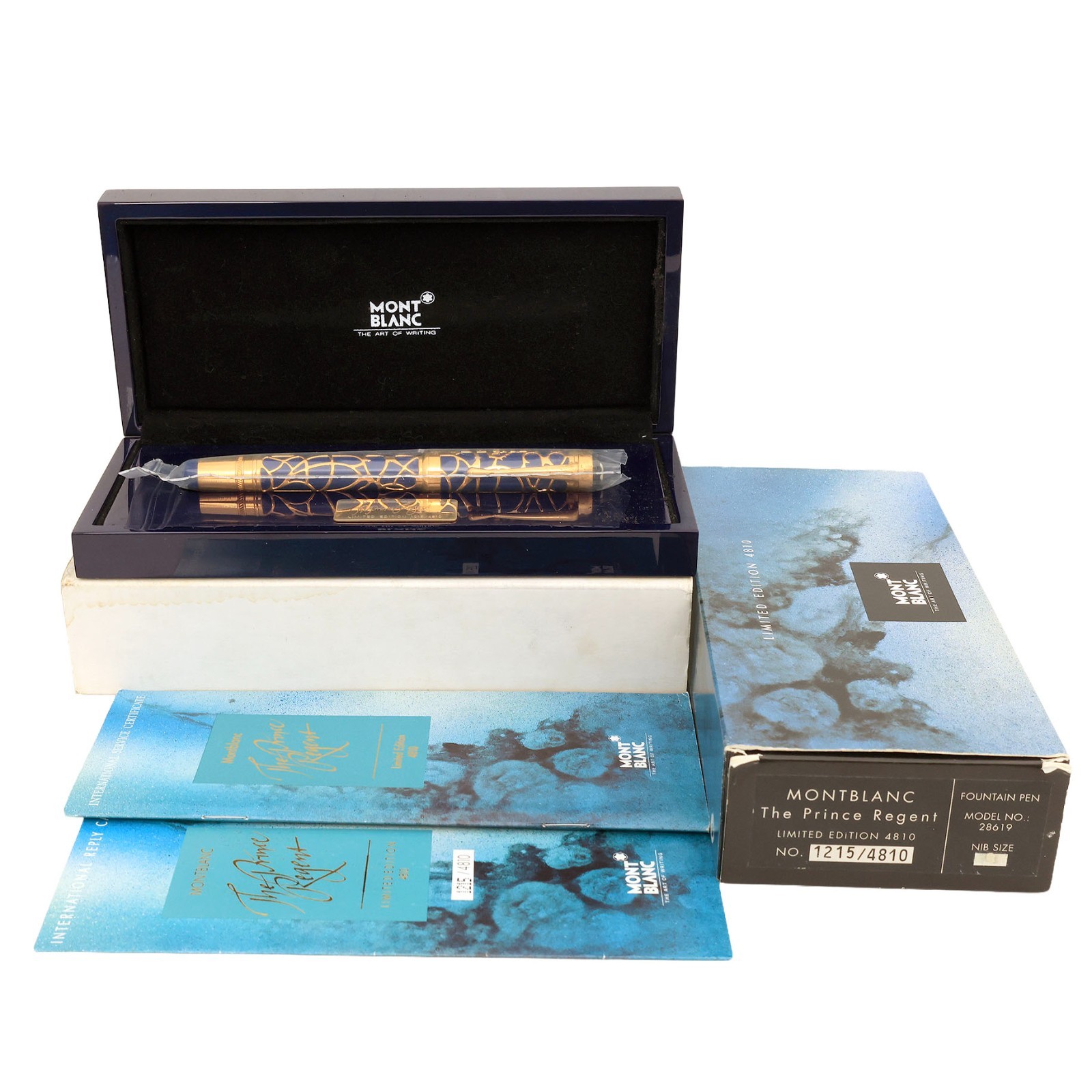 1995 MONTBLANC PRINCE REGENT PATRON OF THE ART LTD ED FOUNTAIN PEN NEVER INKED