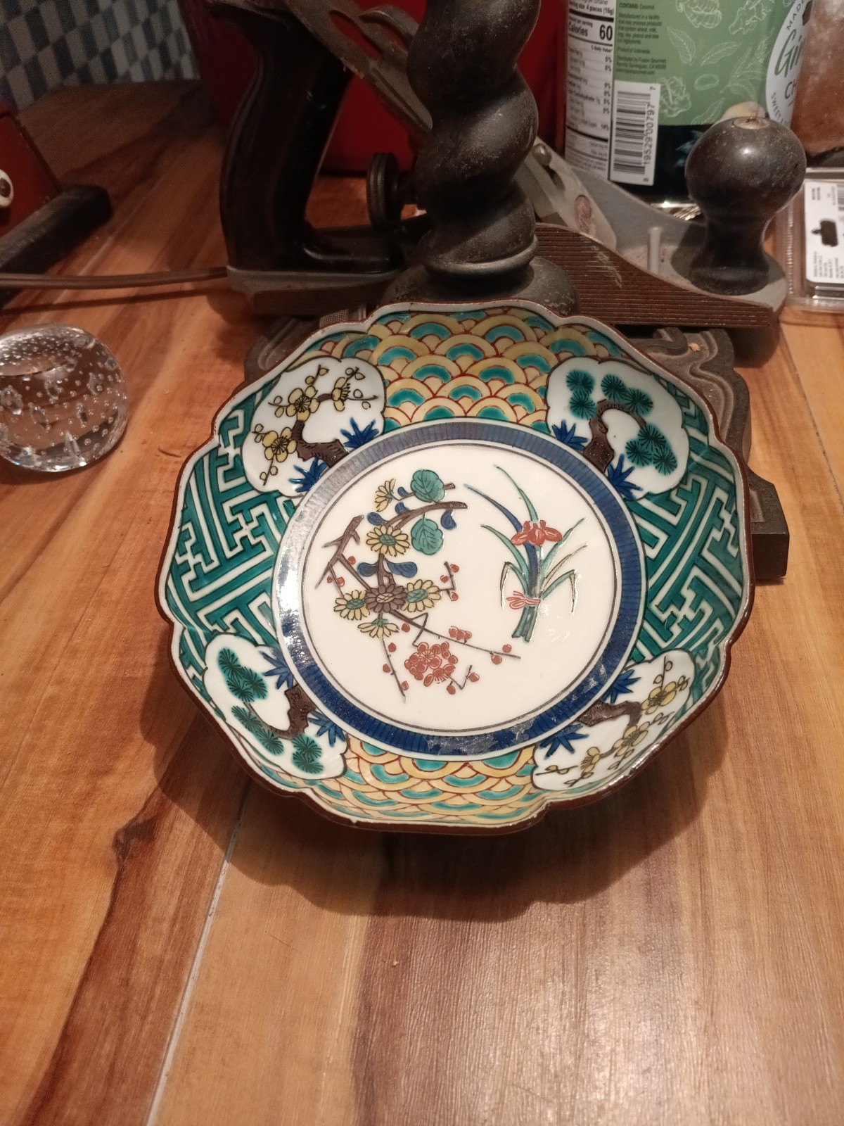 Antique Japanese Fuku Bowl
