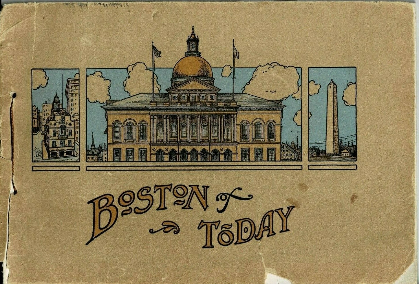 Boston Today-225 Glimpses Of Boston And Historical Surroundings-1912-Photographs