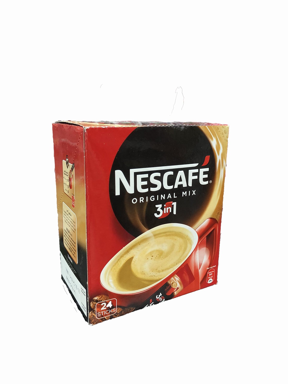 Nescafé Original Mix 3 in 1 Instant Coffee (24 sticks) 24 Count (Pack of 1)