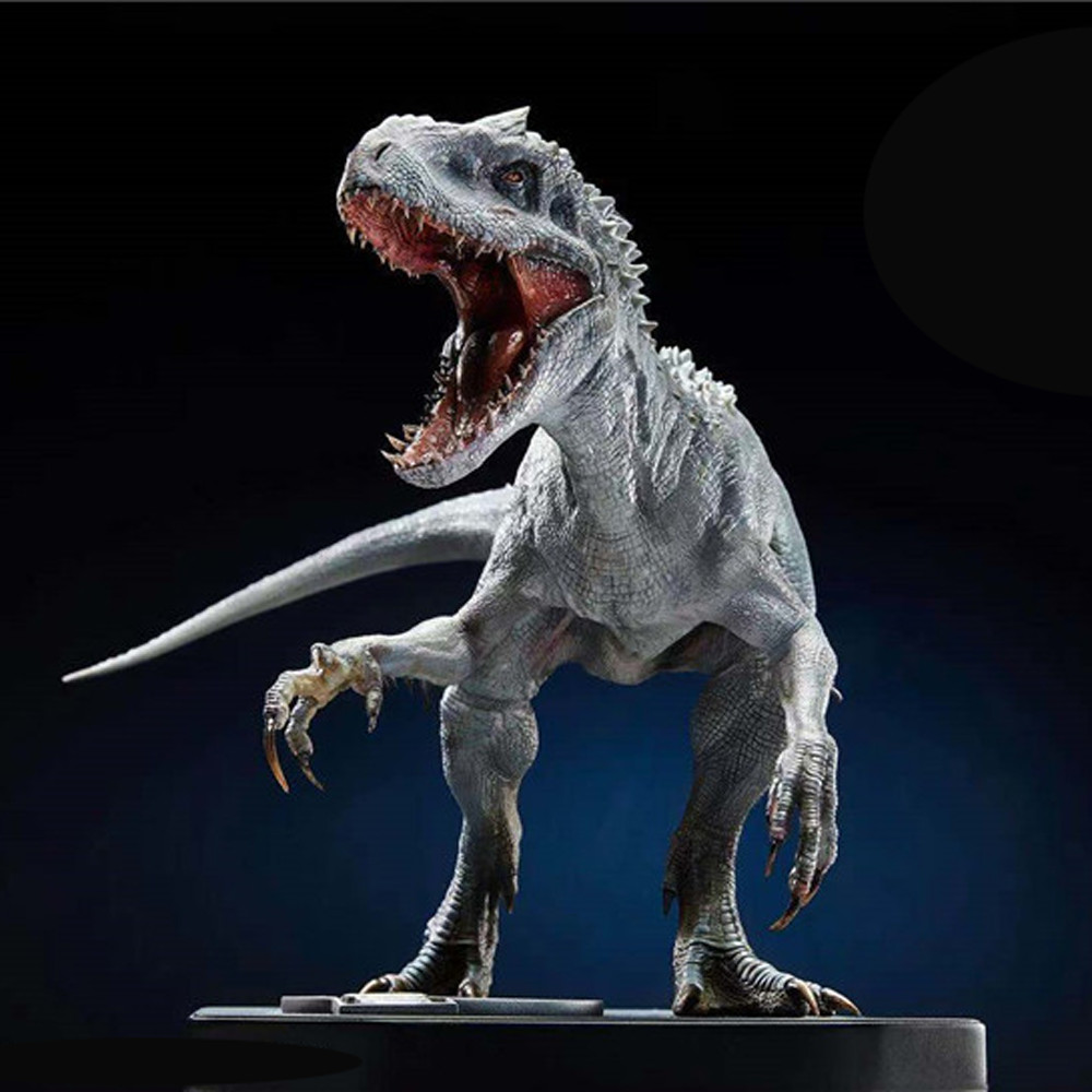 New W-DRAGON Indominus Rex Tyrannosaurus Rex Dinosaur Statue Collectible Display