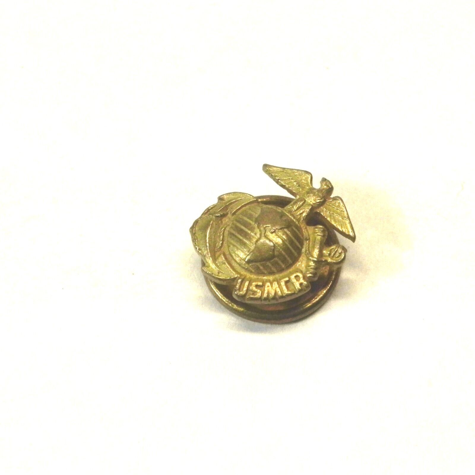 VINTAGE USMCR LAPEL PIN BUTTON WW2 WORLD WAR 2 MARINE CORPS RESERVES PRE OWNED 