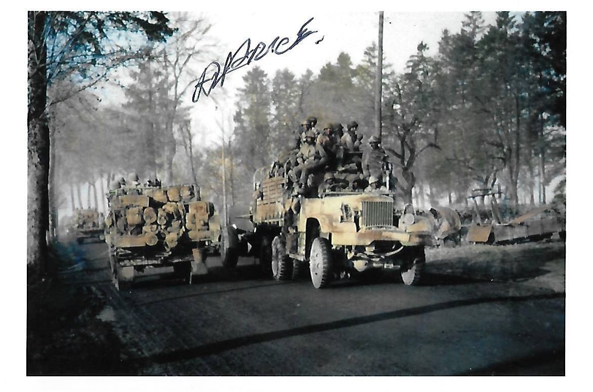 Al Price auto-signed 4x6 photo Battle of The Bulge D-Day Europe WW II COA LOOK Al Price auto-signed 4x6 photo Battle of The Bulge D-Day Europe WW II COA LOOK