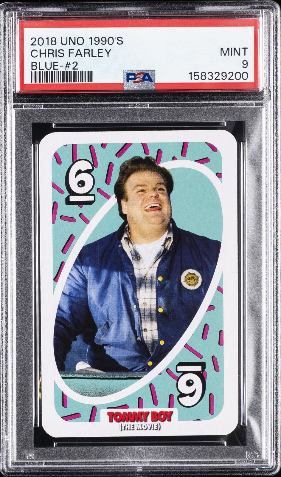 2018 UNO 1990\'S BLUE-#2 CHRIS FARLEY PSA 9