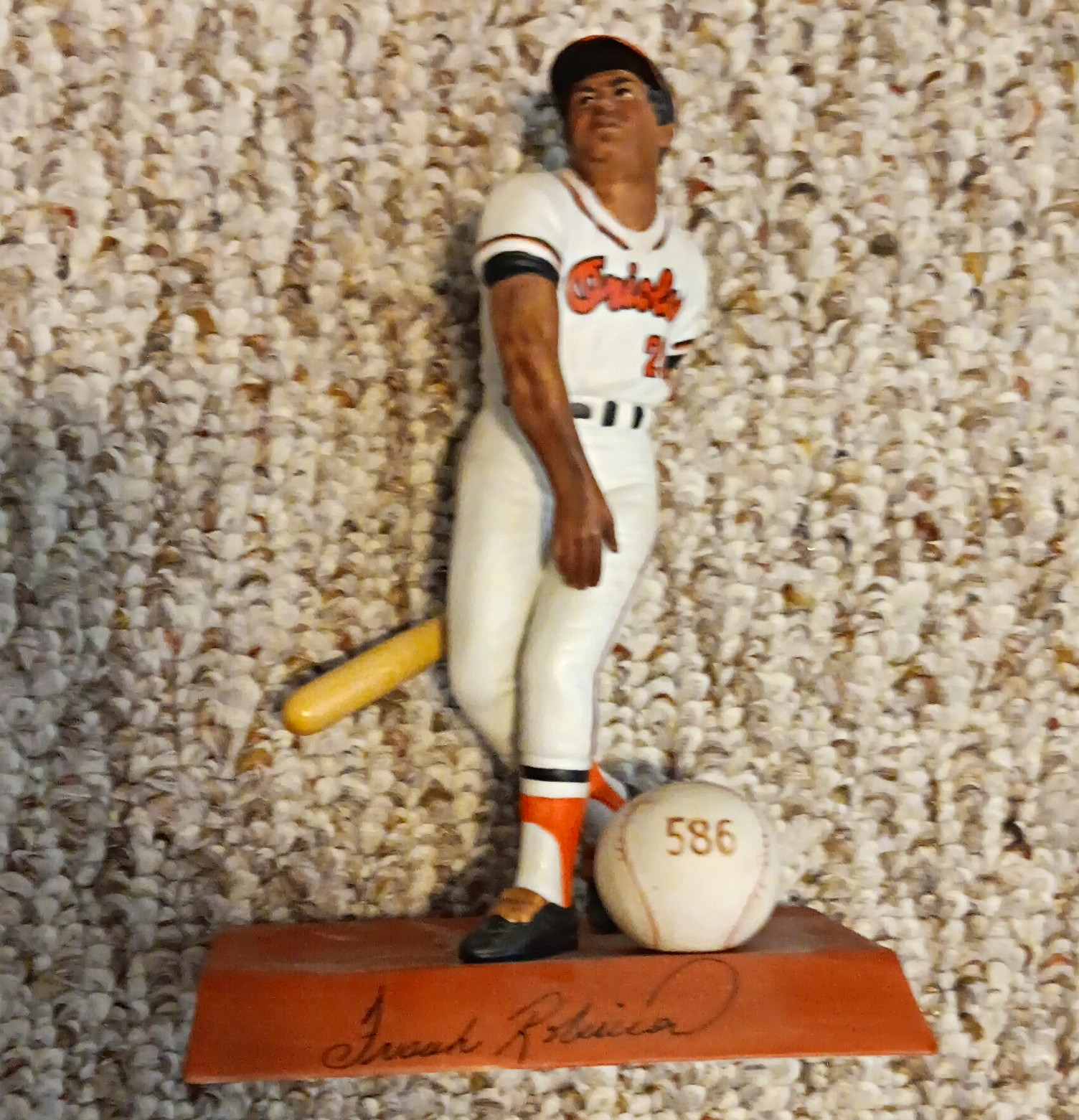 Sports Impressions Frank Robinson 500 Home Run Club Figurine 1989 Signed #5141