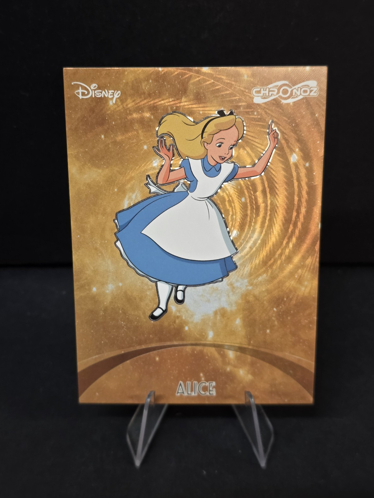 2026 CardFun ChronoZ Disney Legacy Alice in Wonderland Gold 4/10 SSP #CDL-CBG-13