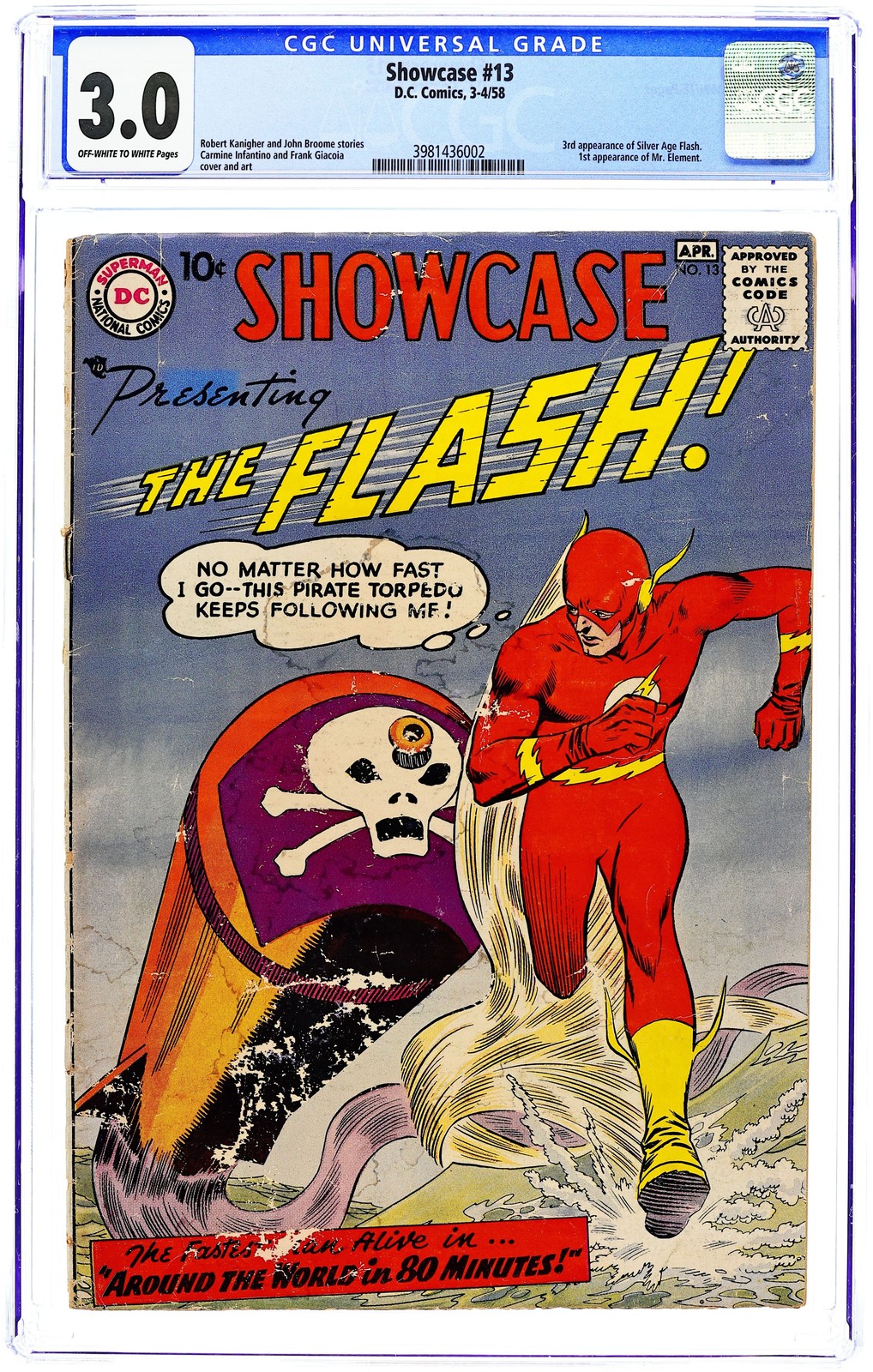 Showcase #13 CGC 3.0 1958 3981436002
