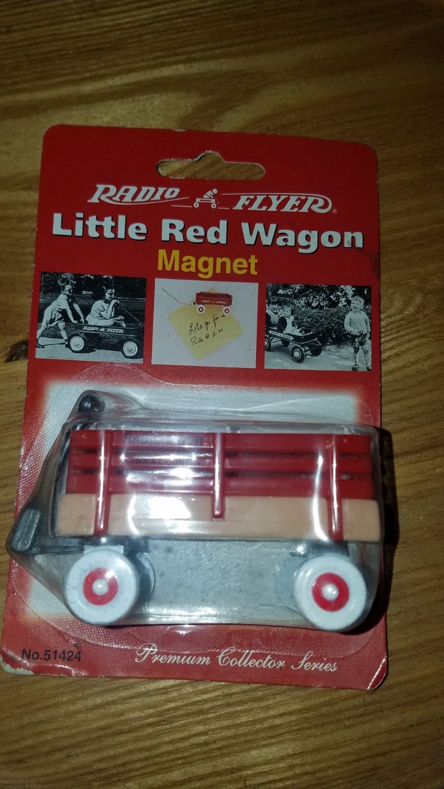 1998 Radio Flyer Little Red Wagon Magnet Premium Collector Series #51424